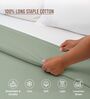 Sea Foam Solid 400 TC Cotton Double Sized Duvet Cover