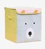 Banana Fabric Kids Storage Box in Yellow Colour