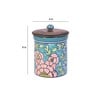 Sea Green 1.5 Ltr Ceramic Jar with Lid