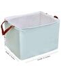 Sea Green Cotton Foldable Cloth Organiser