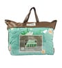 Sea Green Polyester Solid 105 GSM Double Bed Comforter