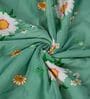 Sea Green Polyester Solid 105 GSM Double Bed Comforter