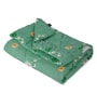 Sea Green Polyester Solid 105 GSM Single Bed Comforter