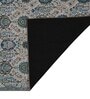 Sea Green Vintage Polyester 6' X 9' Machine Made Carpet
