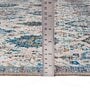 Sea Green Vintage Polyester 6' X 9' Machine Made Carpet