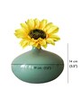 Sea Mist Green Metal Vase