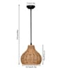 Seagrass Chandelier, Rattan Weaving Light Fixture, Rustic Pendant