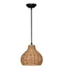 Seagrass Chandelier, Rattan Weaving Light Fixture, Rustic Pendant