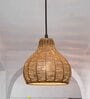 Seagrass Chandelier, Rattan Weaving Light Fixture, Rustic Pendant