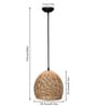 Seagrass Chandelier, Rattan Weaving Light Fixture