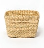(1Pc) Beige Seagrass Handmade Eco-Friendly Dustbin