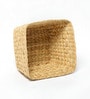 (1Pc) Beige Seagrass Handmade Eco-Friendly Dustbin