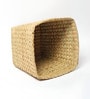 (1Pc) Beige Seagrass Handmade Eco-Friendly Dustbin