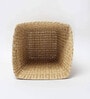 (1Pc) Beige Seagrass Handmade Eco-Friendly Dustbin