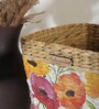 (1Pc) Multicolor Seagrass Handmade Eco-Friendly Dustbin