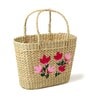 Seagrass Shopping Basket | Embroidery Basket