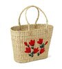 Seagrass Shopping Basket | Embroidery Basket