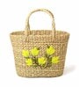 Seagrass Shopping Basket | Embroidery Basket