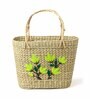 Seagrass Shopping Basket | Embroidery Basket