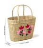 Seagrass Shopping Basket | Embroidery Basket