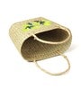 Seagrass Shopping Basket | Embroidery Basket