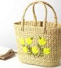 Seagrass Shopping Basket | Embroidery Basket