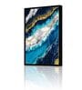 Seam Agate Multicolour Engineered Wood Framed Canvas Wall Painting