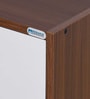 Sear 4 Tier File Cabinet In Classic Walnut And White Finish Sear 4 Tier File Cabinet In Classic Walnut And White Finish