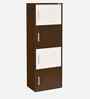 Sear 4 Tier Storage Cabinet In Legno Oak Finish