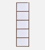 Sear 5 Tier File Cabinet In Classic Walnut And White Finish