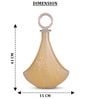 Seashell Elegance Glassware (Small) Glass Vase