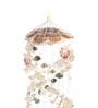 Seashells Wall Hanging White 3.41 ft Coastal Home Decor