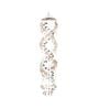 Seashells Wall Hanging White 3.41 ft Coastal Home Decor