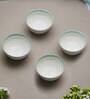 Seaside Bloom 24K Gold Plated Bowls(Pack Of 4)