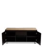 Seat-On Shoe Rack With Seating In Wenge Finish
