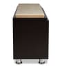 Seat-On Shoe Rack With Seating In Wenge Finish