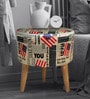 Seating Stool In Multi Colour Colour