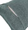 Green Abstract 210TC Jute 17 x 27 Inches Pillow Covers (Set of 2)