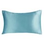Green Solid 210TC Satin 17 x 27 Inches Pillow Covers (Set of 2)