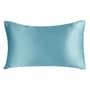 Green Solid 210TC Satin 17 x 27 Inches Pillow Covers (Set of 2)