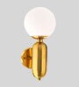 Jacinda Brass Glass and Metal Wall Sconces