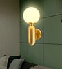 Jacinda Brass Glass and Metal Wall Sconces