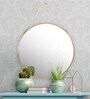 Gold Metal Seera Wall Mirror