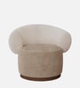 Seerlune Soft Lounge Chair In Beige Colour