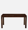 Segur Sheesham Wood 6 Seater Dining Set (1 Table + 4 Chairs + 1 Bench) In Provincial Teak Finish