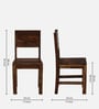 Segur Sheesham Wood 6 Seater Dining Set (1 Table + 4 Chairs + 1 Bench) In Provincial Teak Finish