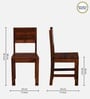 Segur Sheesham Wood 6 Seater Dining Set In Honey Oak Finish (1 Table + 4 Chairs + 1 Bench)