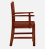 Segur Sheesham Wood Arm Chair In Honey Oak Finish