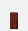 Segur Sheesham Wood Bar Cabinet In Honey Oak Finish