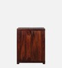 Segur Sheesham Wood Bar Cabinet In Honey Oak Finish